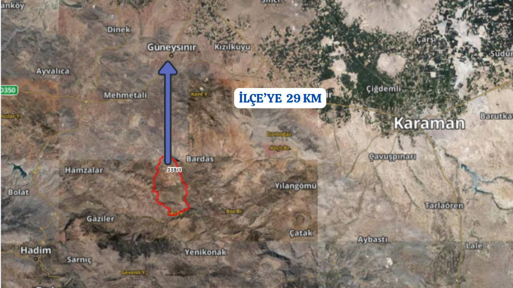 KONYA GÜNEYSINIR HABİLLER KÖYÜNDE 4.648 M² BAĞ SATILIKTIR - KONYA GÜNEYSINIR fotoğraf 6